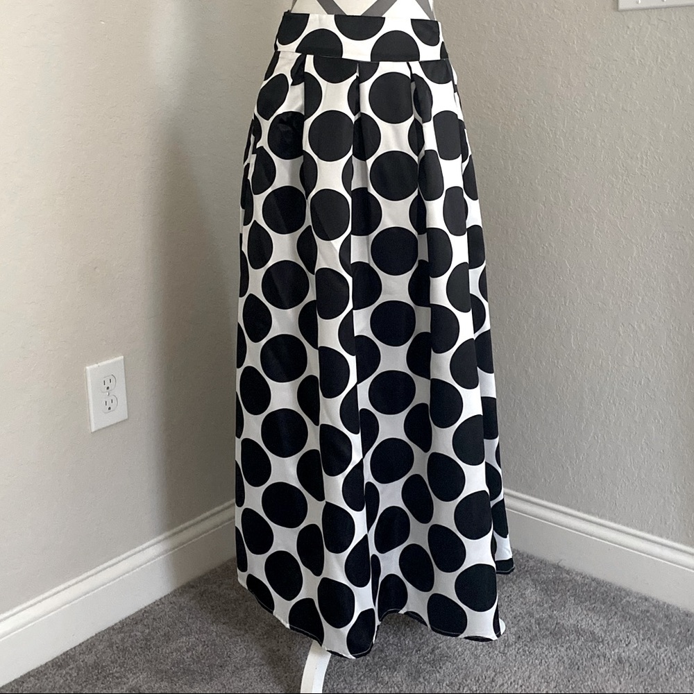 Blue Enchantress Black and White Ball Skirt